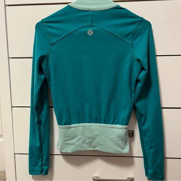 Lululemon Teal Zip Up Jacket - Picture 3 of 7